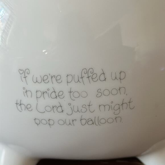 Precious Moments | 1985 Samuel J. Butcher Clown with Balloons Coin Bank - Picture 6 of 10